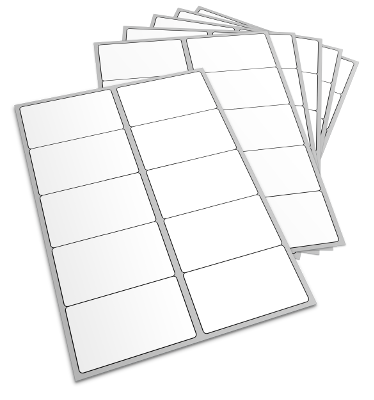 Plansa A4 cu etichete autoadezive