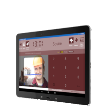 Centrala de pontaj cu card qr, cod + parola cu preluare poziție gps si fotografie
